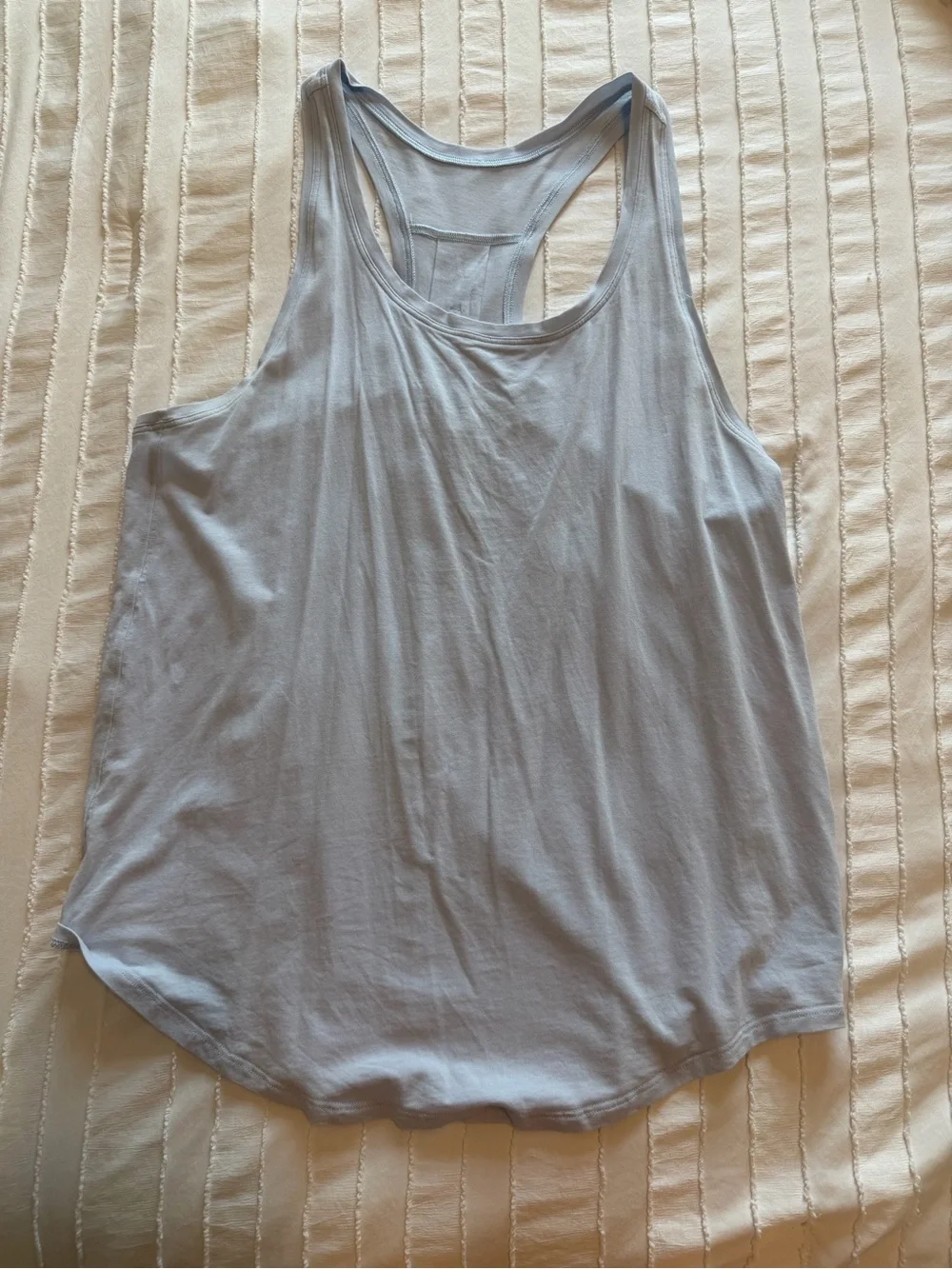Lululemon Light Blue Women's Racerback Tank Top - Picture 1 of 3